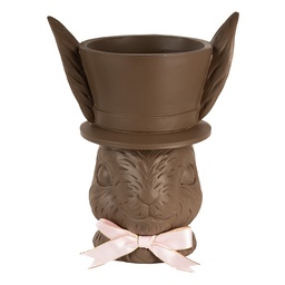 [6PR5206] Décoration Lapin Marron Rose 21x15x26 cm