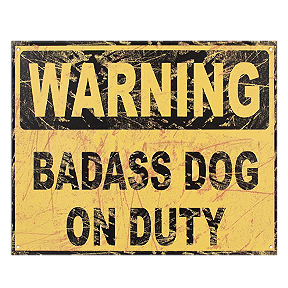 Textschild Gelb 25x1x20 cm
