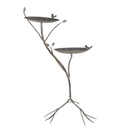 Vogeltränke Grün Braun 38x43x78 cm