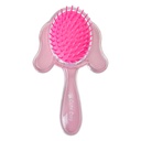 Brosse à cheveux enfants 15x9x3 cm Rose Blanc