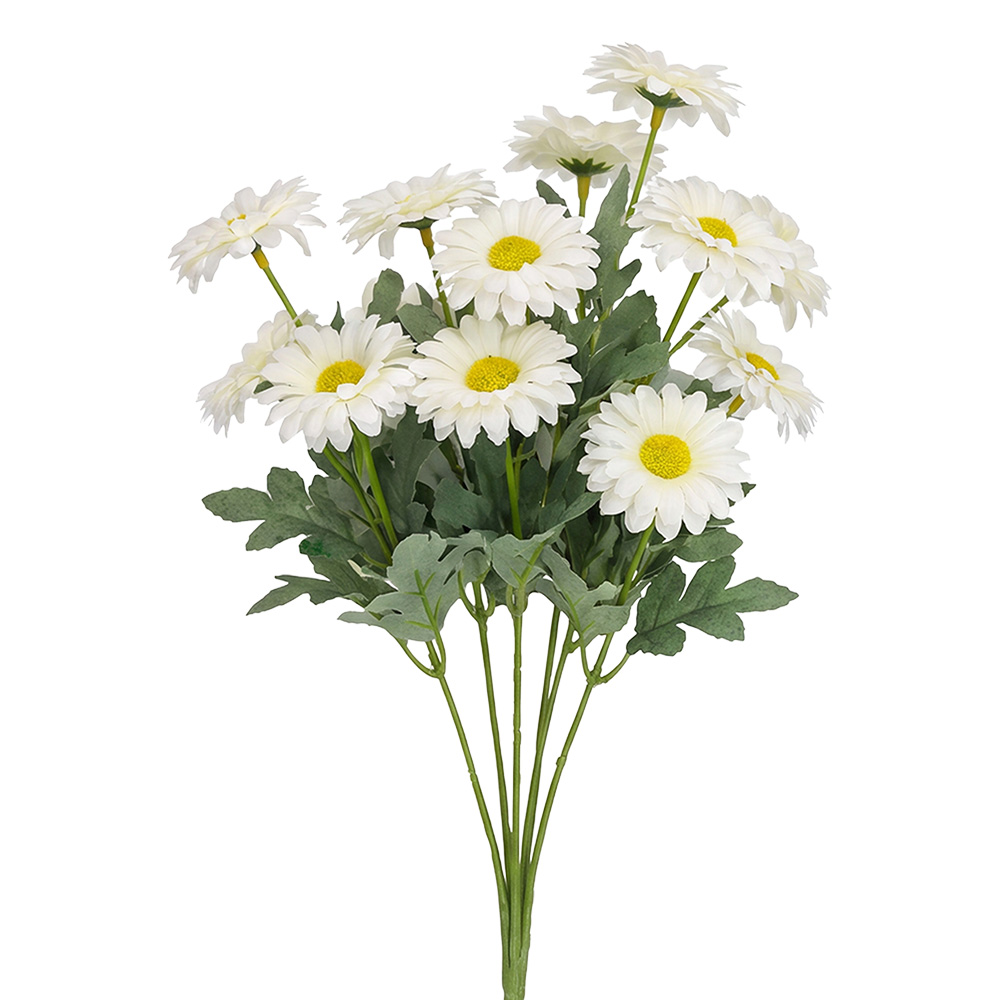 Rami Artificiali Decorativi con fiori Bianco Verde 89 cm