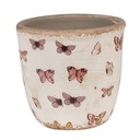 Pot de fleurs d'intérieur Beige Ø 13x12 cm