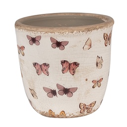 [6CE1661S] Flower Pot Inside Beige Ø 13x12 cm