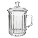 Becher mit Deckel Transparent 11x9x15 cm / 250 ml