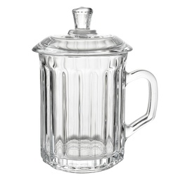 [6GL4727] Tazza con Coperchio Trasparente 11x9x15 cm / 250 ml