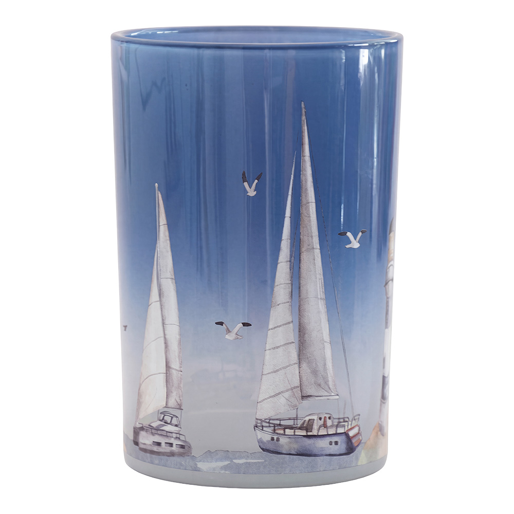 Tealight holder Blue Ø 12x18 cm