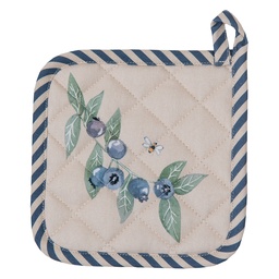 [BBF45K] Potholder child Beige Blue 16x16 cm