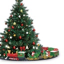 Decoration Christmastree train Green Red Ø 56 cm