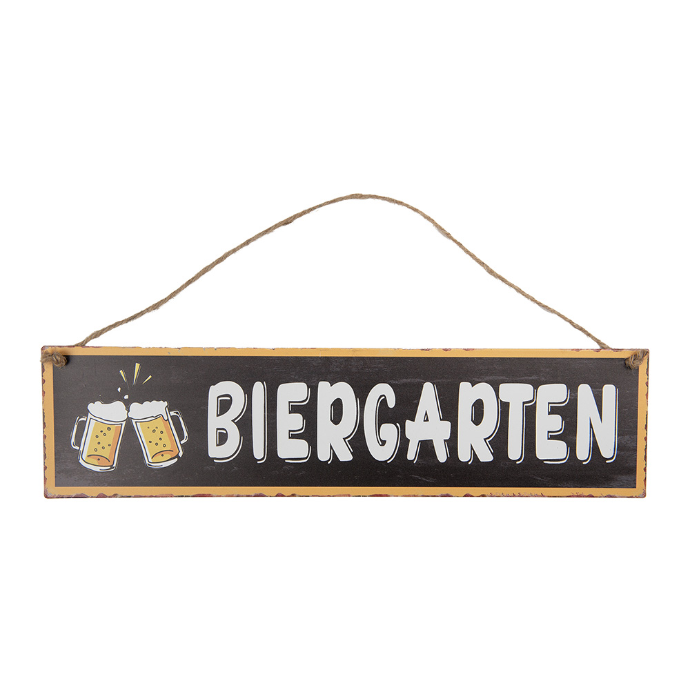 Targa Decorazione Marrone Bianco 40x1x10 cm