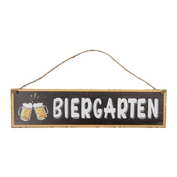 [6Y5693] Targa Decorazione Marrone Bianco 40x1x10 cm