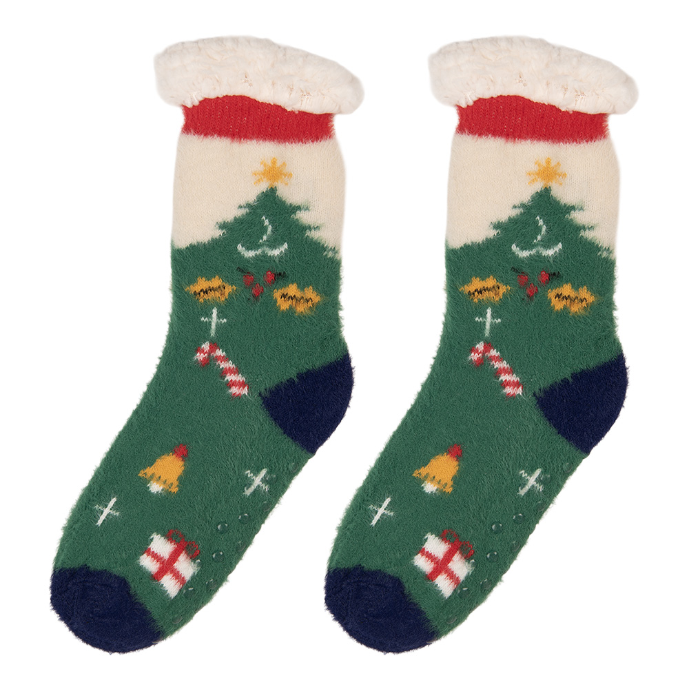 Chaussettes Vert Blanc one size