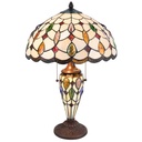 Wall Lamp Tiffany Beige, Brown Ø 40x60 cm E27/max 2x60W E14/max 1x15W