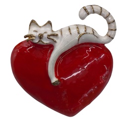 [JZPI0097] Brooch Red