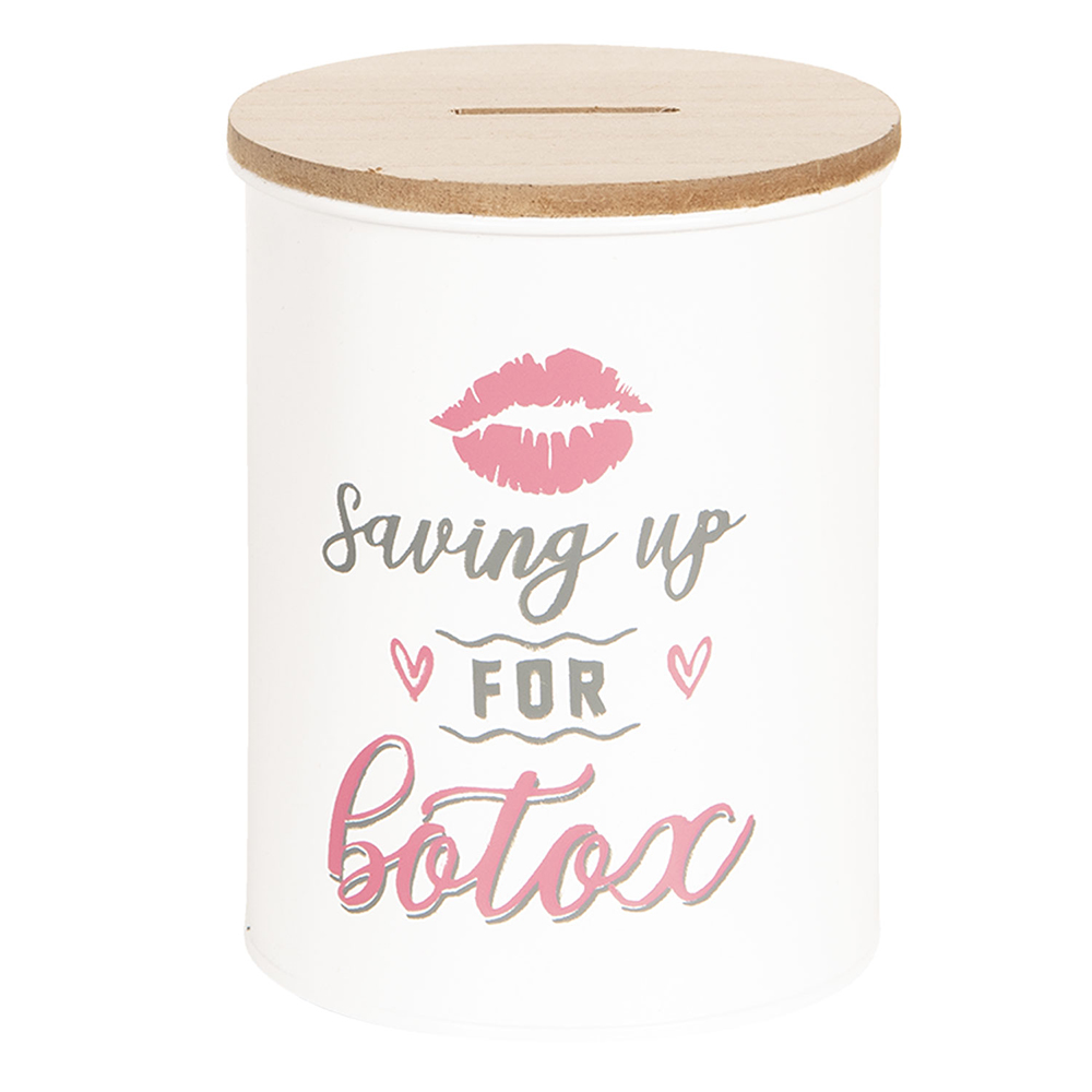 Spardose Rot Ø 10x13 cm