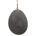 Dekoration hänger Ei Weiß 10x2x8 cm