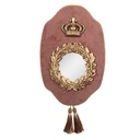 Miroir mural Rose Couleur or 21x3x32 cm