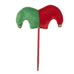 [66553] Decoratie Kerstmuts 15x4x20 cm