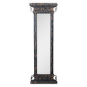 Wall Mirror Blue Brown 45x4x131 cm