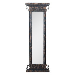 [52S279] Wall Mirror Blue Brown 45x4x131 cm