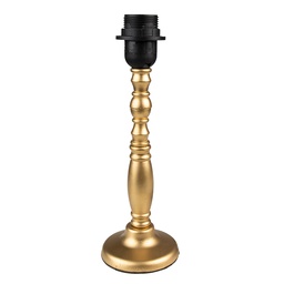 [6LMP253GO] Base Lampada da Tavolo Oro Ø 10x30 cm E27/max 1x60W