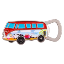 [66882] Bottle Opener Red Ø 4x9 cm