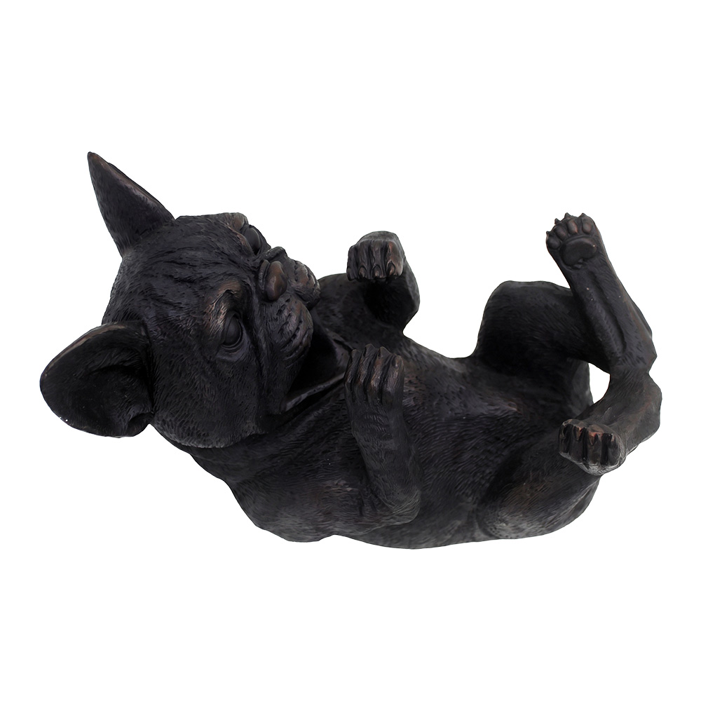 Portabottiglie Vino bull dog Nero 29x12x16 cm