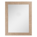 Wall Mirror Brown 37x2x47 cm