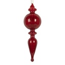 Boule de Noël Rouge Ø 5x17 cm