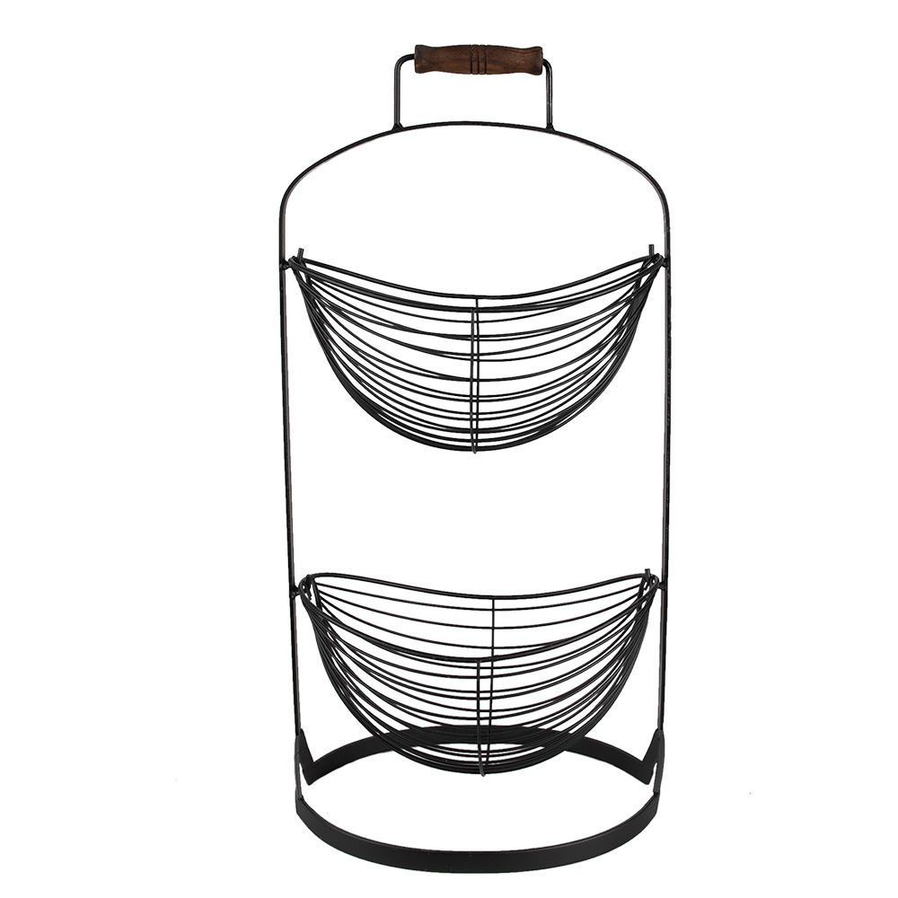 Rek met manden 27x19x57 cm