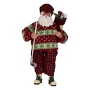 Weihnachtsdeko Weihnachtsmann Rot 16x11x28 cm