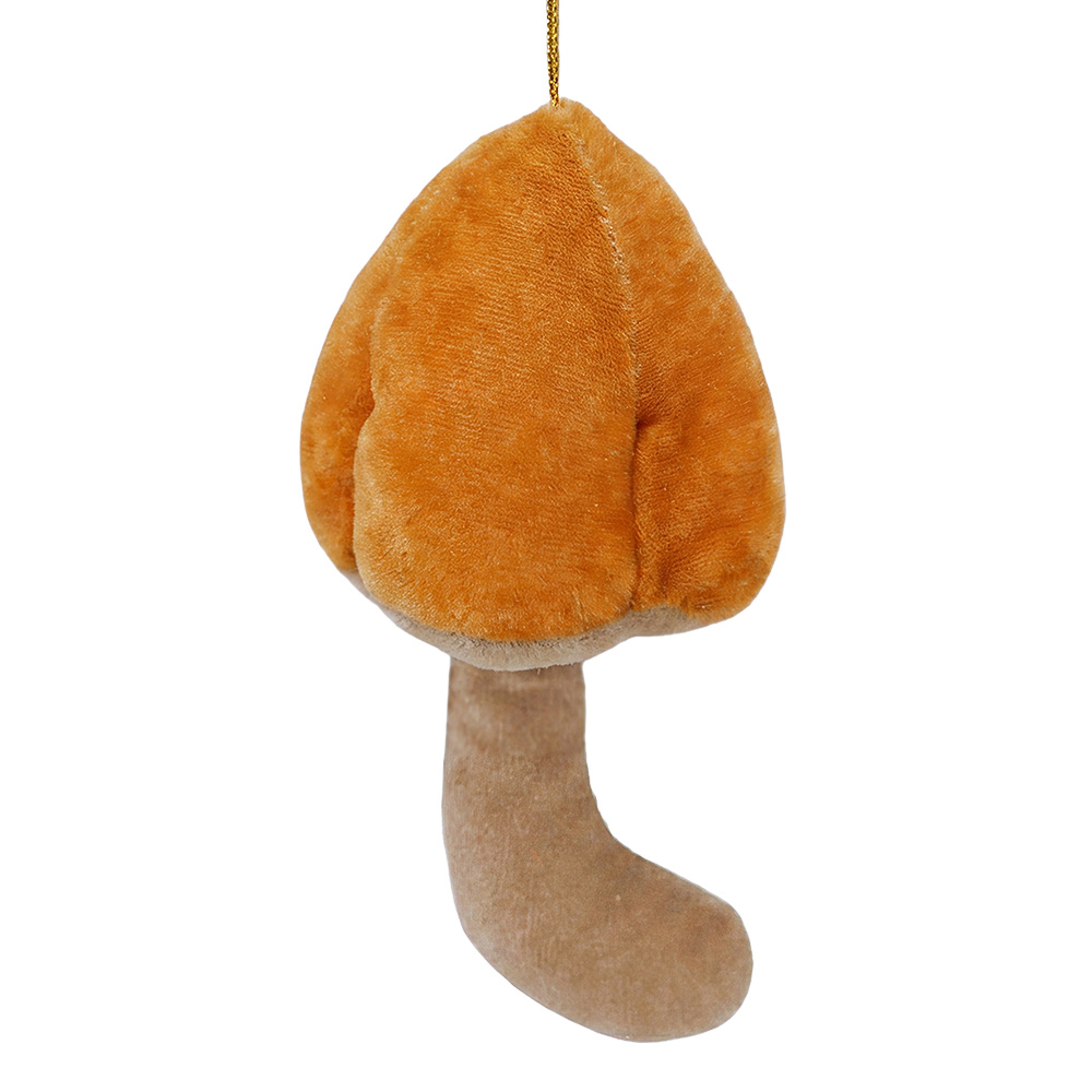 Decoration Mushroom Orange Ø 5x14 cm