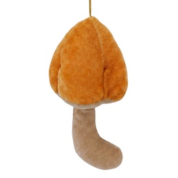 [67019O] Décoration Champignon Orange Ø 5x14 cm