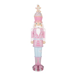 [5PR0215] Decoratie notenkraker 16x13x66 cm LED / 2xAAA