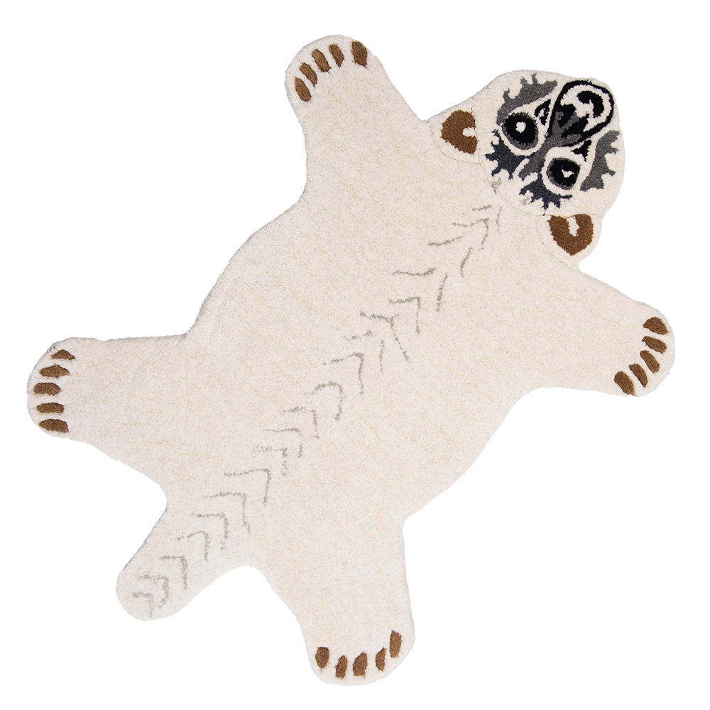 Rug Polar Bear White 60x90x2 cm