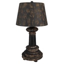 Lampe de table Noir Marron Ø 35x64 cm E27/max 1x60W