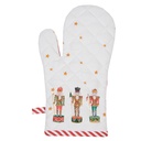Gant de cuisine enfant Blanc Rouge 12x21 cm