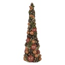 Décoration de Noël Sapin de Noël Marron Vert Ø 12x37 cm