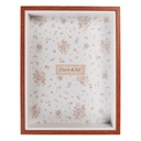 Cornice Foto Marrone 17x4x22 cm / 15x20 cm