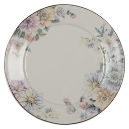 [FLODP] Crockery Breakfast Plates Beige, Pink Ø 20x2 cm