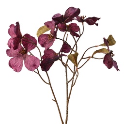 [5PL0113R] Kunstblumen Violett 12x8x72 cm