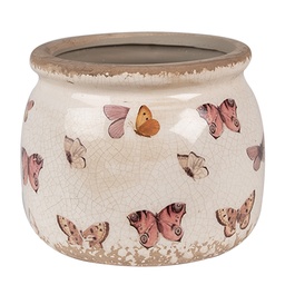 [6CE1662S] Flower Pot Inside Beige Ø 12x10 cm