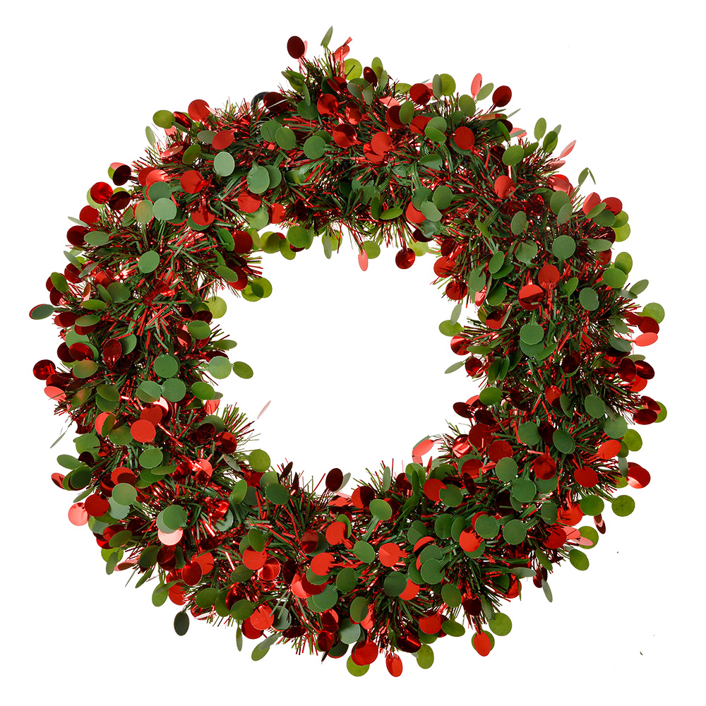 Decoratie krans kerst Ø 30x3 cm