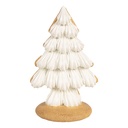 Weihnachtsdeko Weihnachtsbaum Beige Braun 13x10x21 cm