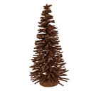Décoration Arbre de Noël Marron Couleur or Ø 14x25 cm