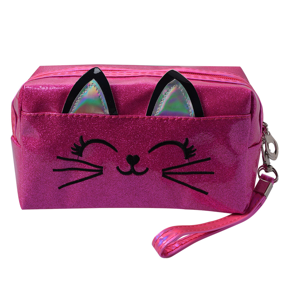 Kulturtasche Damen Rosa 18x10 cm