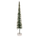 Dekoration Weihnachtsbaum Grün Goldfarbig Ø 8x40 cm