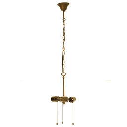 [5LL-98.3] Ketting trekfitting Tiffanykap Ø 19x160 cm E27/max 3x60W