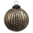 Weihnachtskugel Braun Ø 7x7 cm