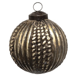 [6GL3693] Boule de Noël Marron Ø 7x7 cm