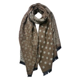 [JZSC0793BE] Scarf Women Beige 65x190 cm